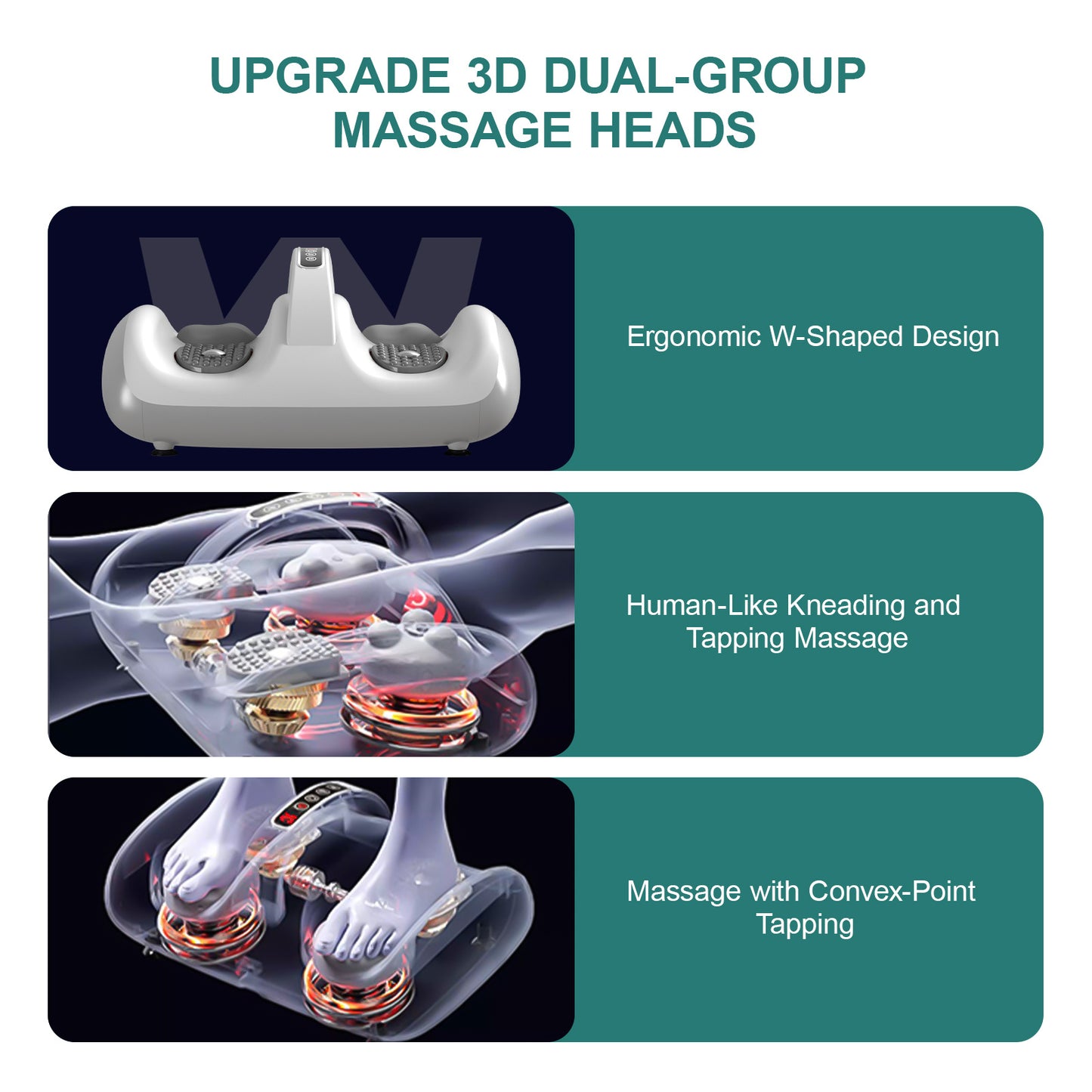 Leg Beauty Machine - Electric Foot Massager, Featuring Light Therapy Function, Adjustable Speed And Direction Control, Designed To Help Relax The Body And Relieve Pain
