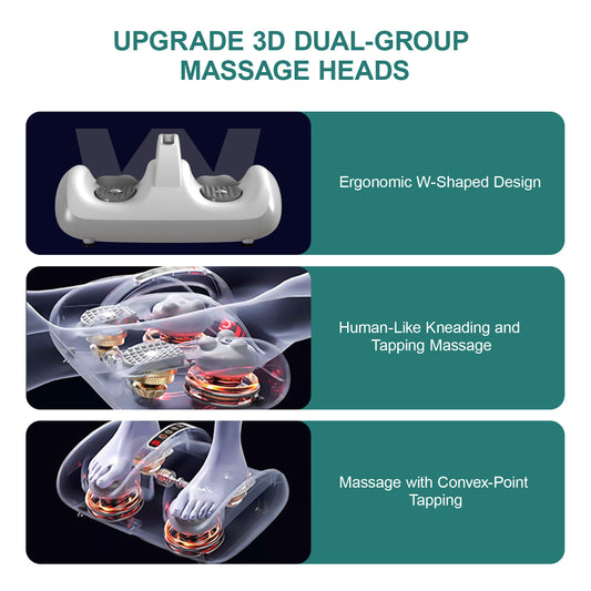 Leg Beauty Machine - Electric Foot Massager, Featuring Light Therapy Function, Adjustable Speed And Direction Control, Designed To Help Relax The Body And Relieve Pain