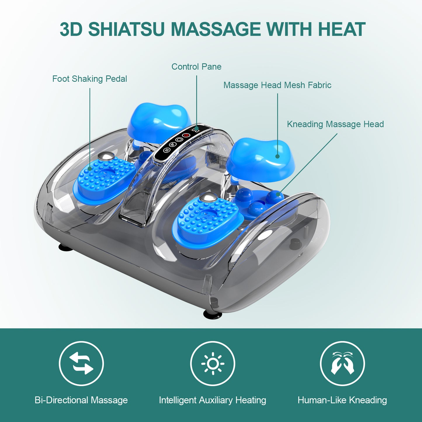 Leg Beauty Machine - Electric Foot Massager, Featuring Light Therapy Function, Adjustable Speed And Direction Control, Designed To Help Relax The Body And Relieve Pain